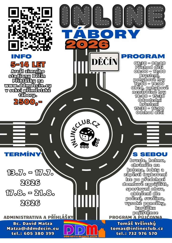 Příměstský inline tábor II - IN-LINE PT 2026