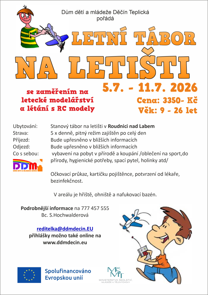 Letní tábor na letišti