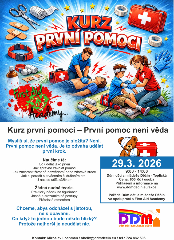 Kurz první pomoci aneb první pomoc není věda