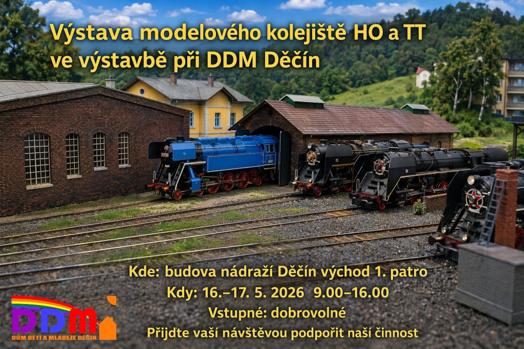 Výstava modelového kolejiště Železničních modelářů