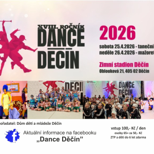 Dance Děčín 2026 - taneční část