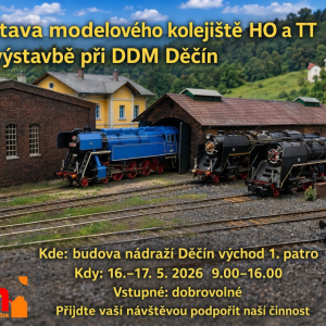 Výstava modelového kolejiště Železničních modelářů
