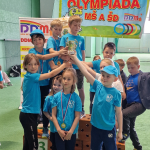 Děti z MŠ a ŠD soutěžily ve sportovních disciplínách